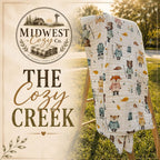 The Cozy Creek - 8 Layer Muslin Blanket