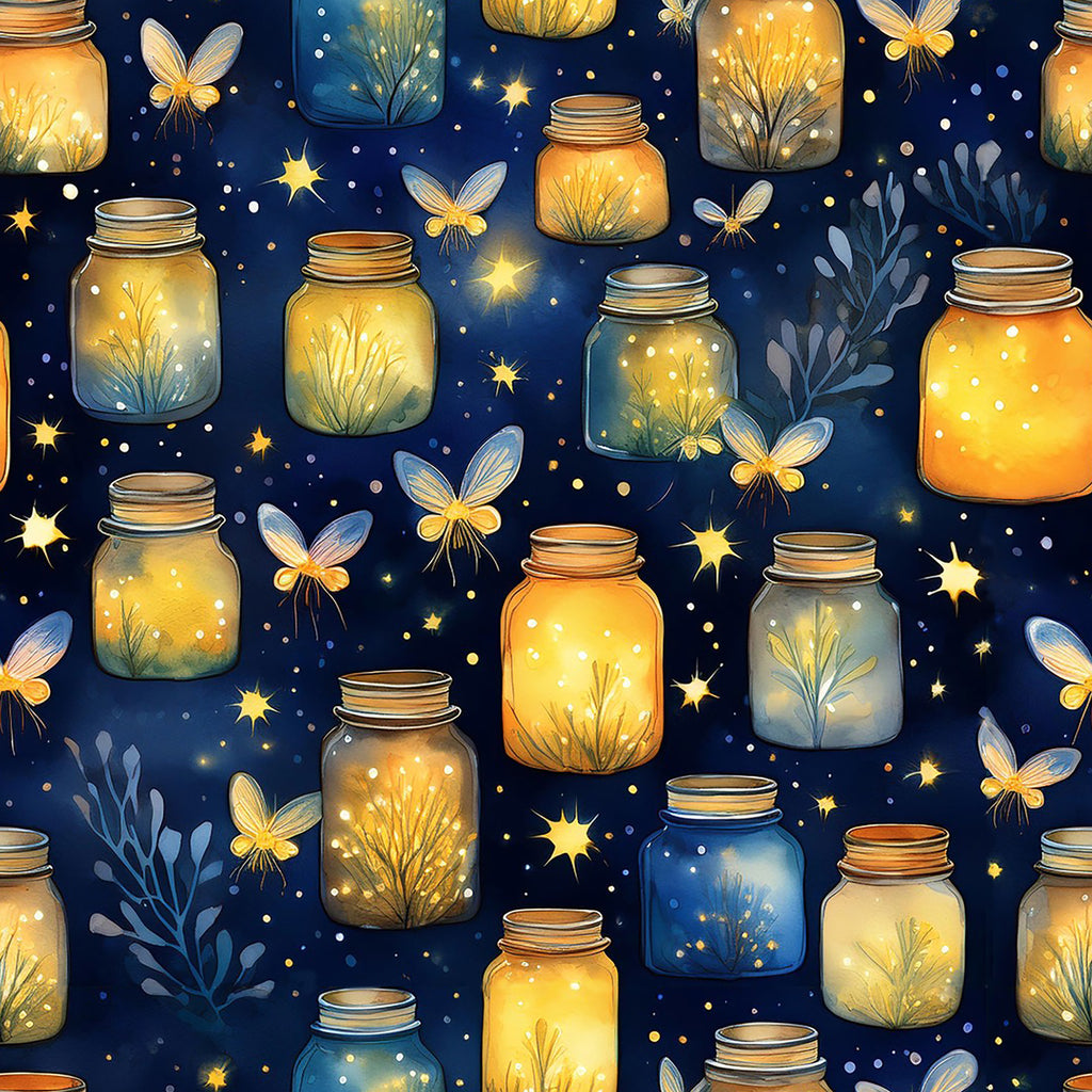 Country Night Lights - 8 Layer Muslin Blanket