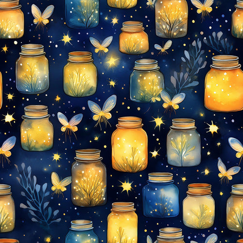 Country Night Lights - 8 Layer Muslin Blanket