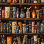 The Enchanted Bookshelf - 8 Layer Muslin Blanket